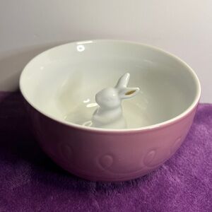 Threshold Pink and White Ceramic Decor Bowl/Candy Dish